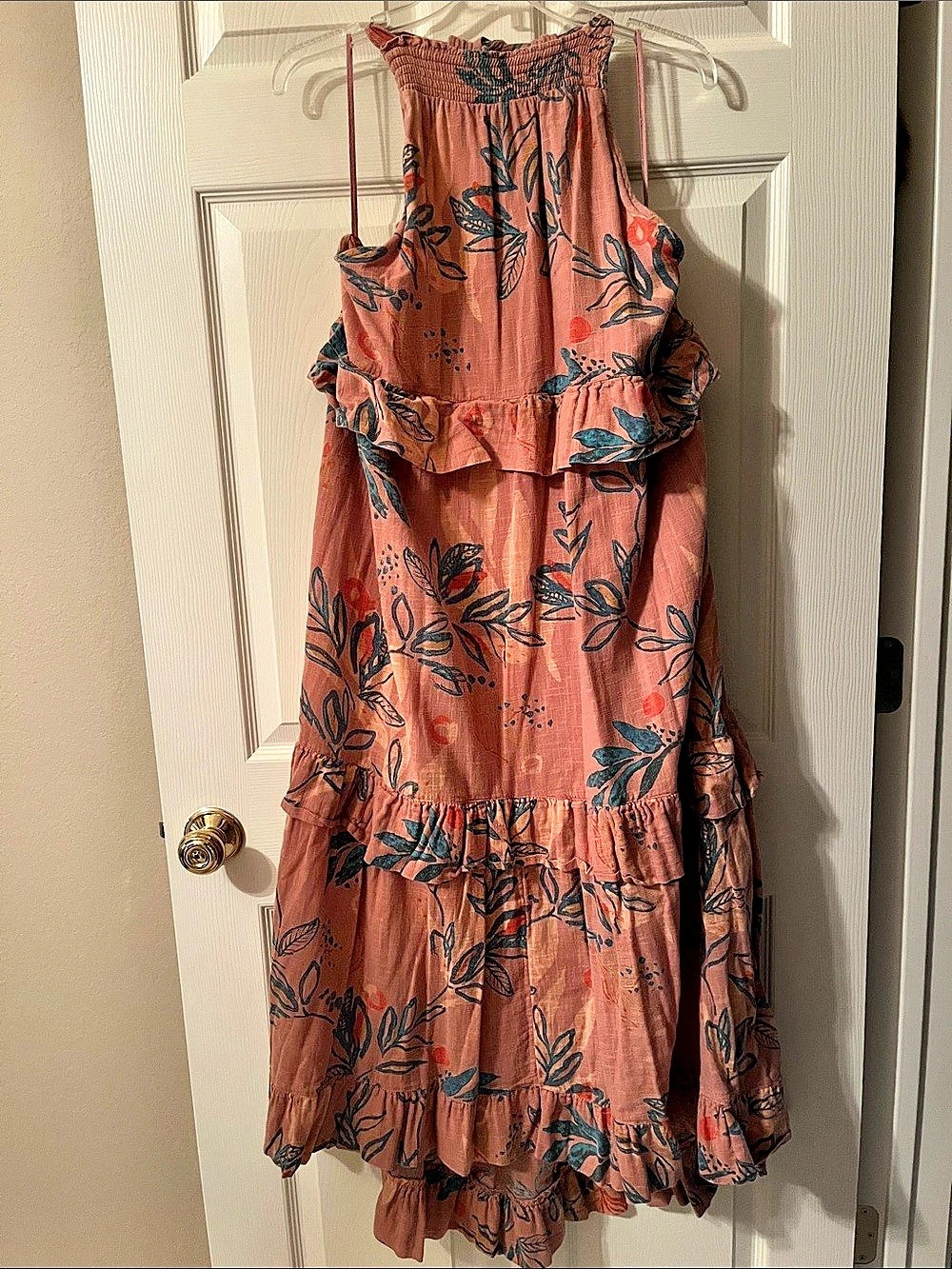 Free People floral tiered maxi dress